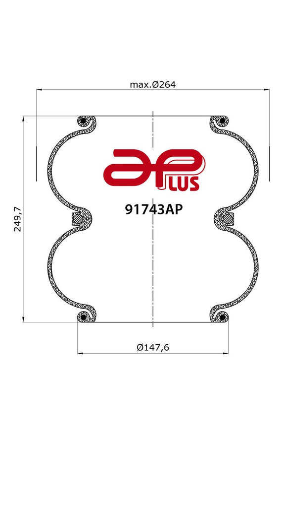 91743AP Pulmon bilobular