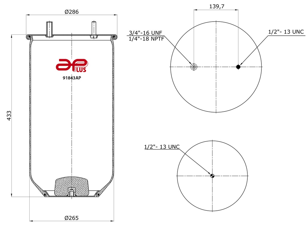 91843AP Kit pulmon