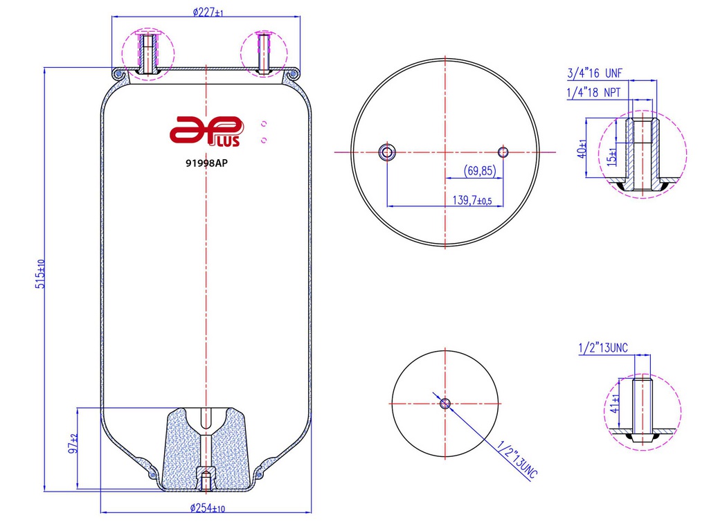 91998AP Kit pulmon