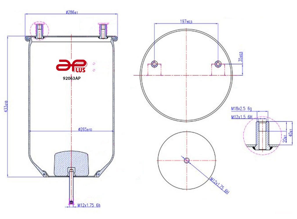 92063AP Kit pulmon